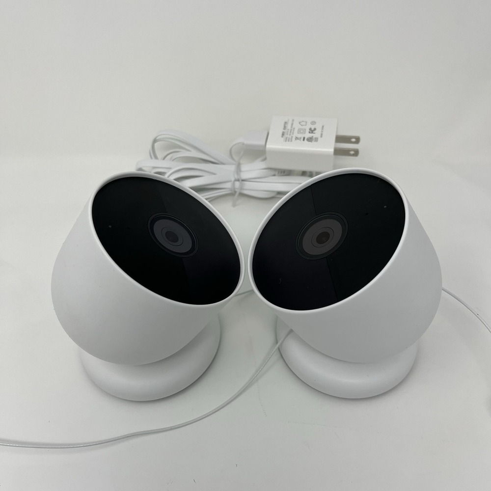 Google Nest Cam Battery Outdoor Indoor Security Camera G3AL9 Lot of 2 Base